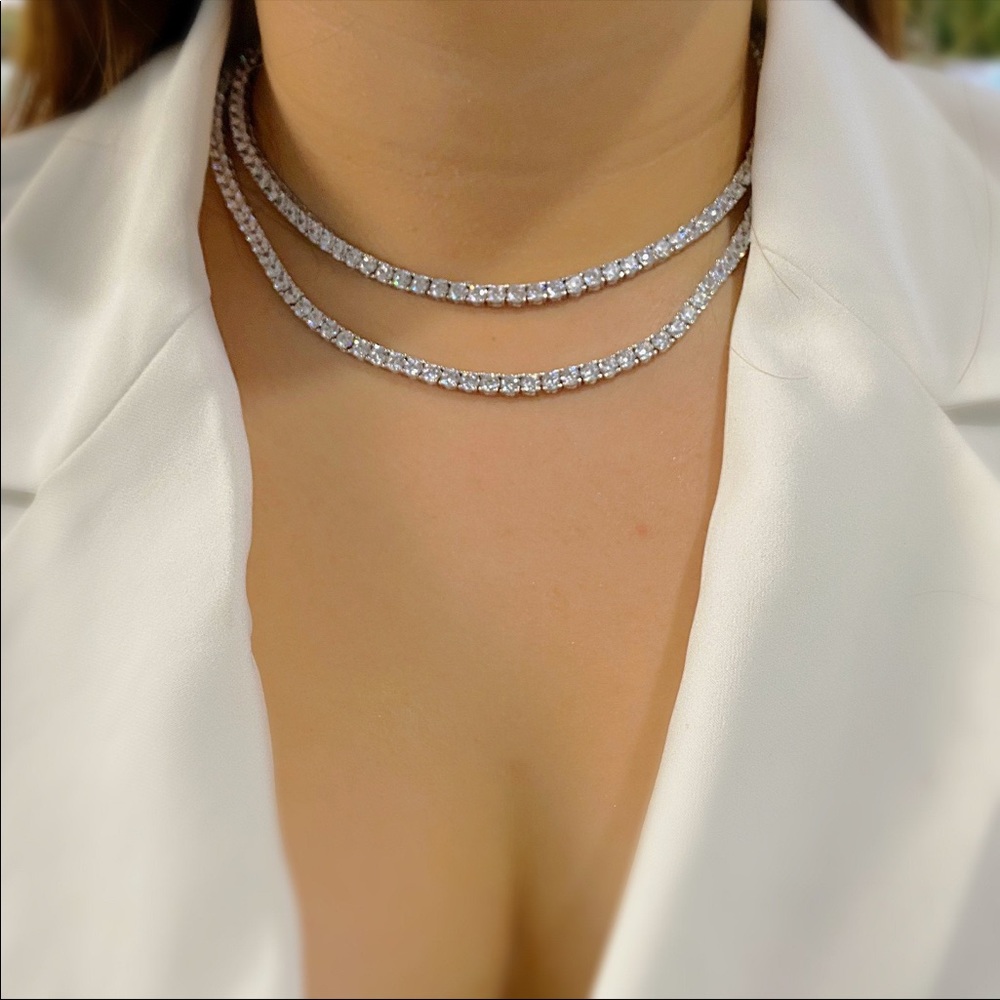 CZ Tennis Necklace